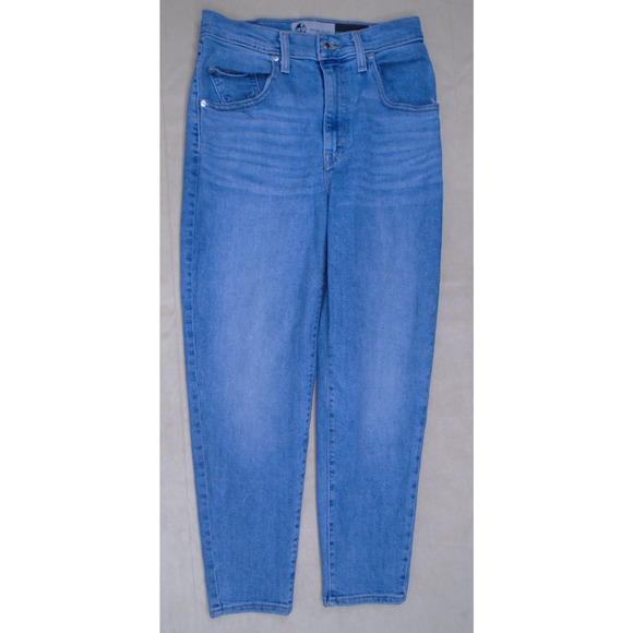 Levis Silvertab High Rise Mom Jeans Women Size 27 Stone Wash Tapered - Picture 1 of 13